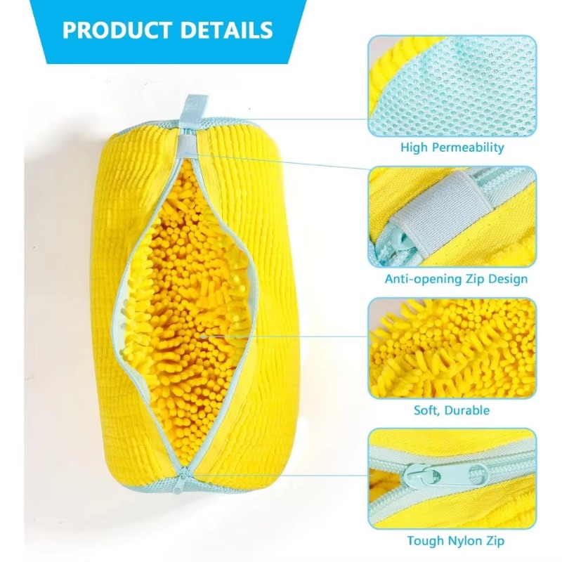 Sneaker Protector - 신발 세탁용 메시 소재 세탁망, 패딩