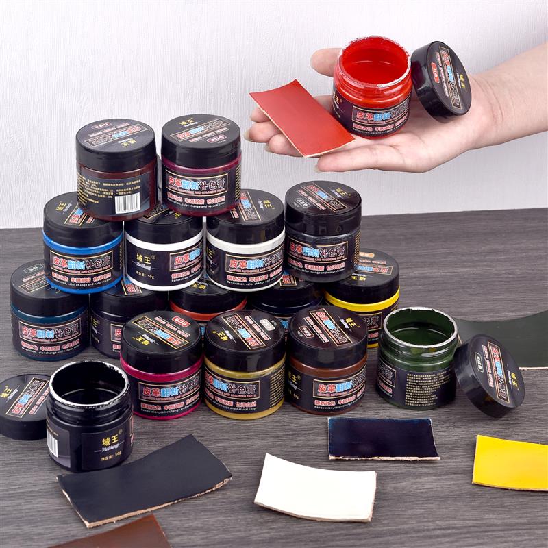 Leather Shoe Polish - 50ml 아크릴 가죽 수리 페인트 안료