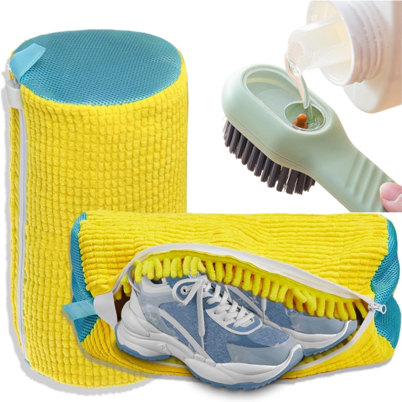 Shoe Cleaning Brush - 1/2/4개입 신발 세탁기용 가방, 액체 세제용