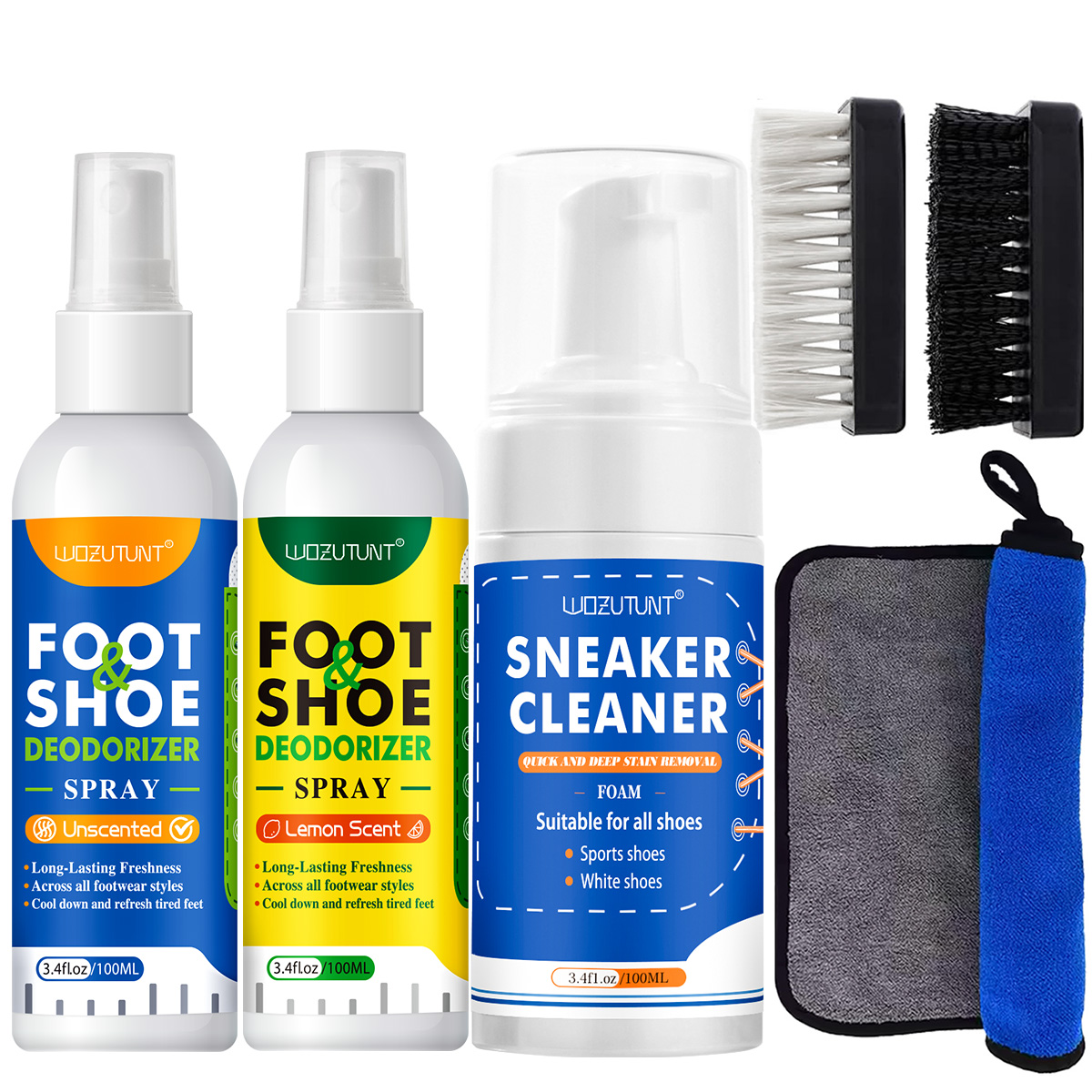 WOZUTUNT 다기능 신발 탈취 스프레이 또는 브러쉬 - Shoe Cleaning Brush 리뷰 및 가격