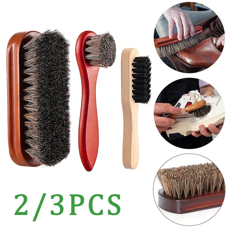 내구성이 뛰어난 말털 브러시 세트(2개/3개), 가죽  - Leather Shoe Polish 리뷰 및 가격