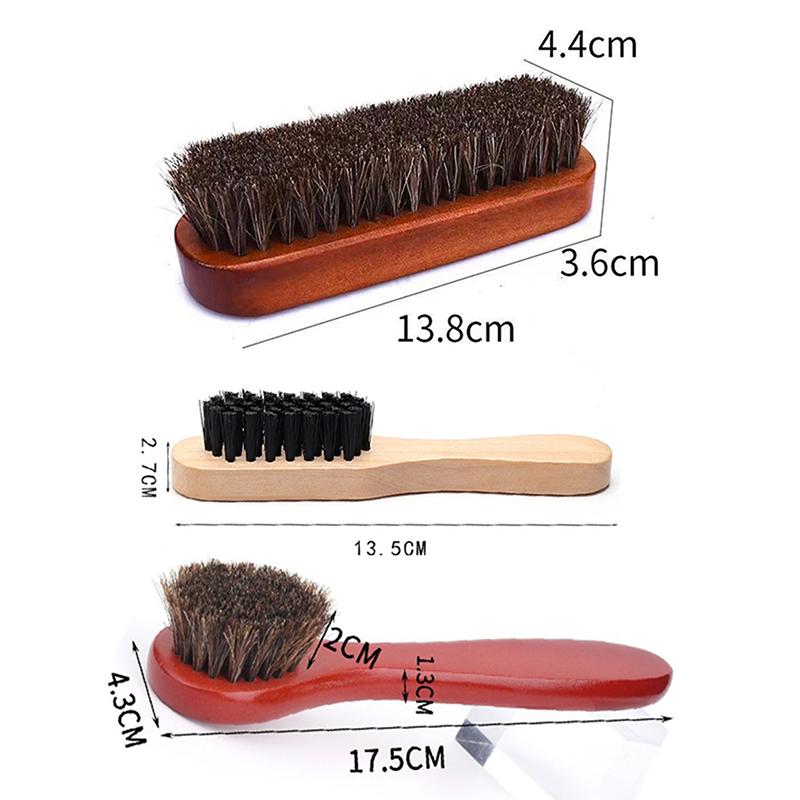 내구성이 뛰어난 말털 브러시 세트(2개/3개), 가죽  - Leather Shoe Polish 리뷰 및 가격