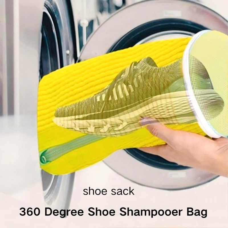 세탁망 신발 세탁기용 가방 - 지퍼형 세탁망, 내부에  - Shoe Cleaning Brush 리뷰 및 가격