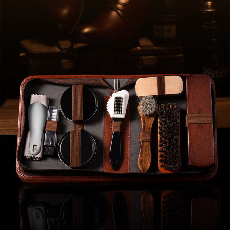 말털 신발 브러시 세트, 가죽 관리 청소 연마 도구 클 - Leather Shoe Polish 리뷰 및 가격