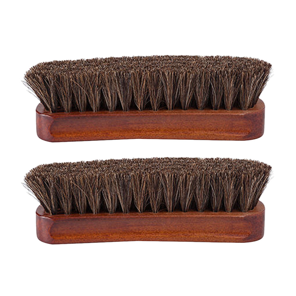 2개 세트, 말털로 만든 부드러운 솔, 나무 손잡이,  - Sneaker Cleaner 리뷰 및 가격